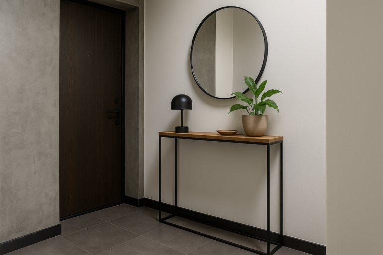 Czy konsola loftowa sprawdzi się obok drzwi wejściowych?